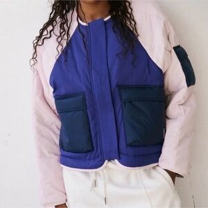 FP Movement | Outta Left Field Jacket | Sapphire Skies Combo | S | Thermoplume